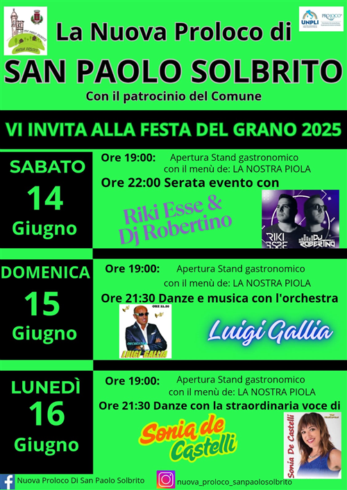 Festa del Grano 2025